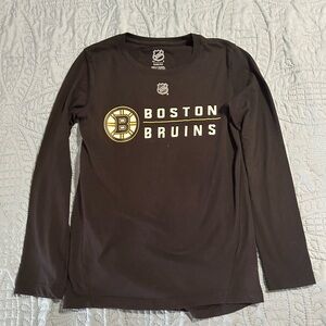 Youth NHL Boston Bruins Black Long Sleeve Tee